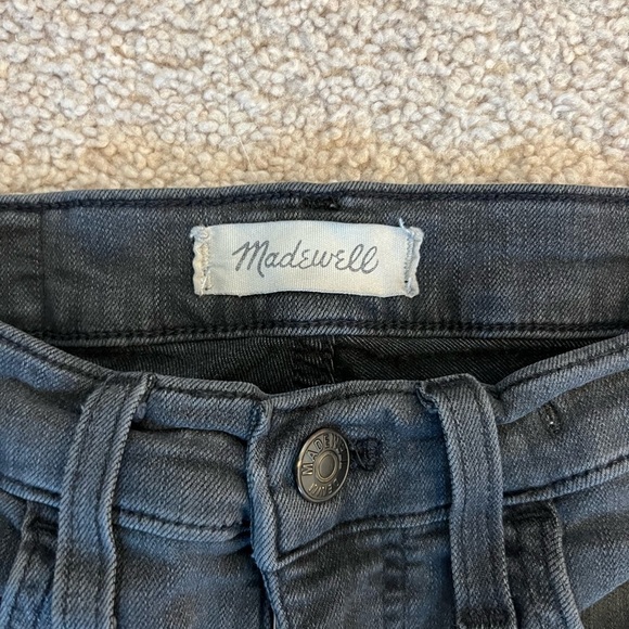 Madewell Women’s Gray 9” Mid Rise Skinny Jeans Size 26 - Picture 12 of 13